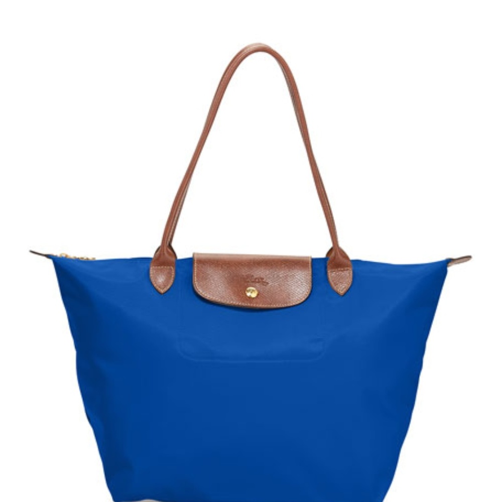 NWOT Longchamp royal blue tote